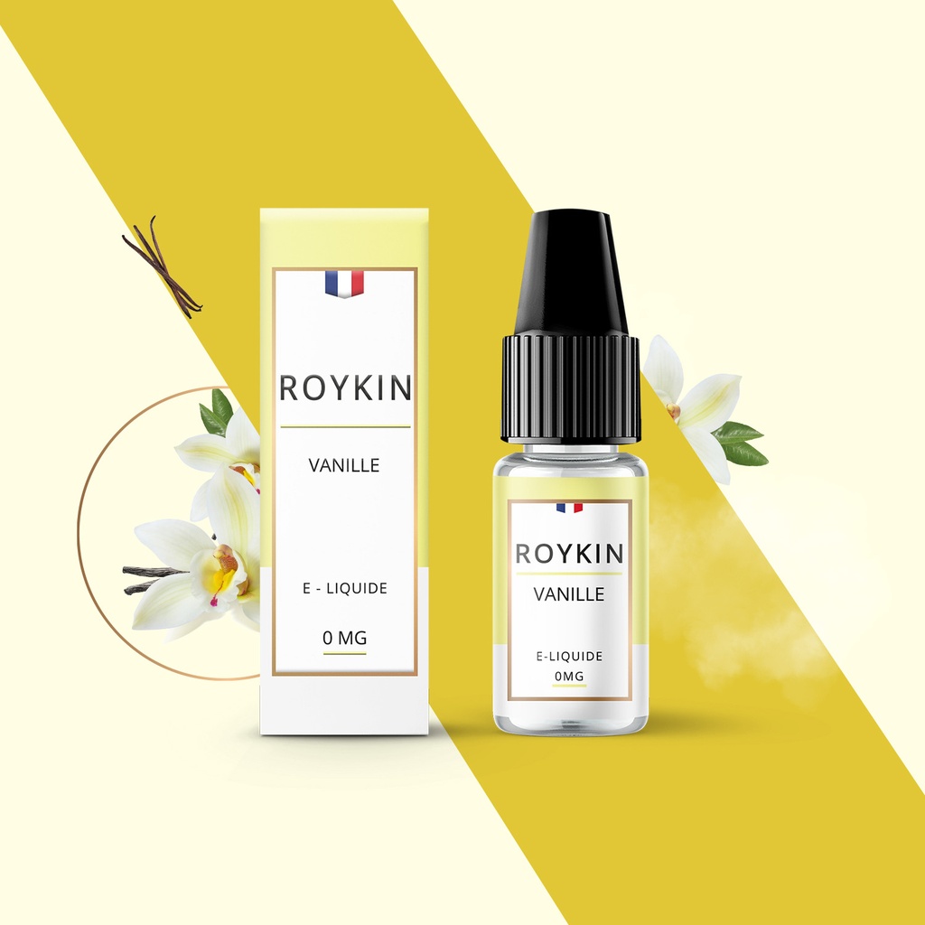 [002764-6026] VANILLE 10ml - ROYKIN (0mg/ml)