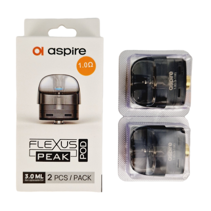 [004048-7839] Cartouche Flexus Peak 3ml 0.6 ou 1.0 Ohm (x2) - Aspire (0.6 Ohm)
