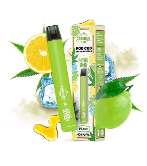 Pod CBD Rechargeable Petite Limo - Greeneo